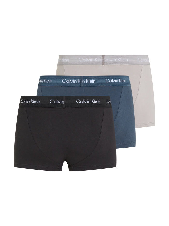 3 Pack Low Rise Trunks in Black