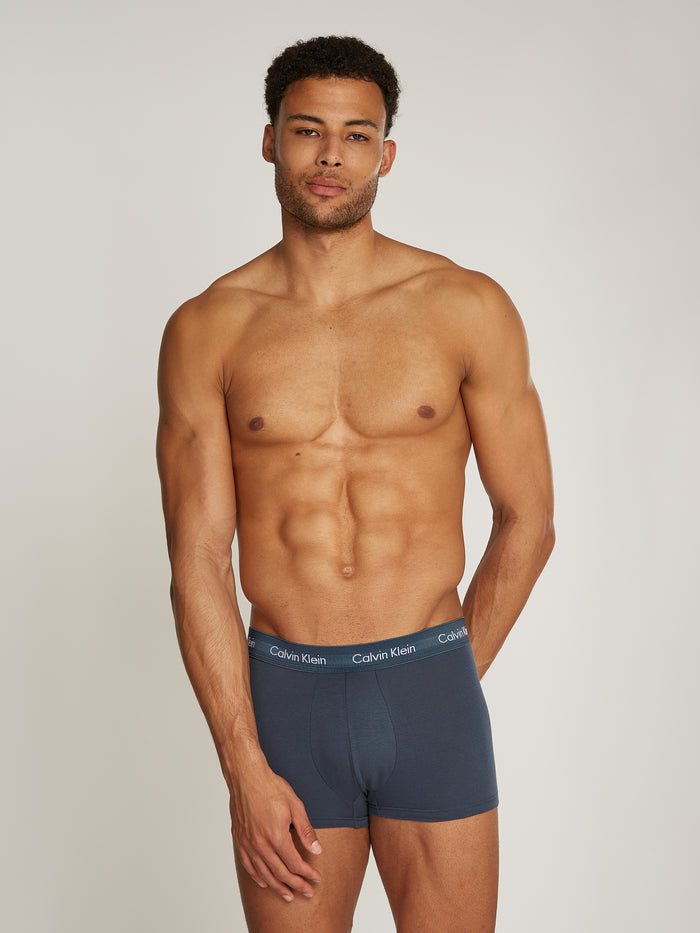 3 Pack Low Rise Trunks in Black