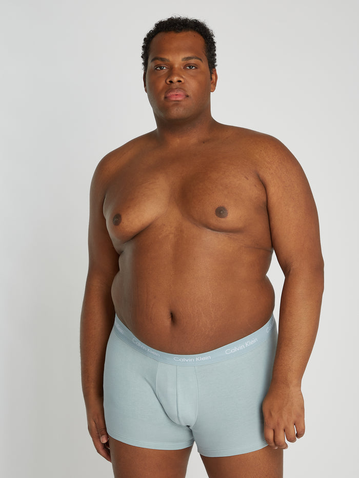 3 Pack Low Rise Trunks in Black