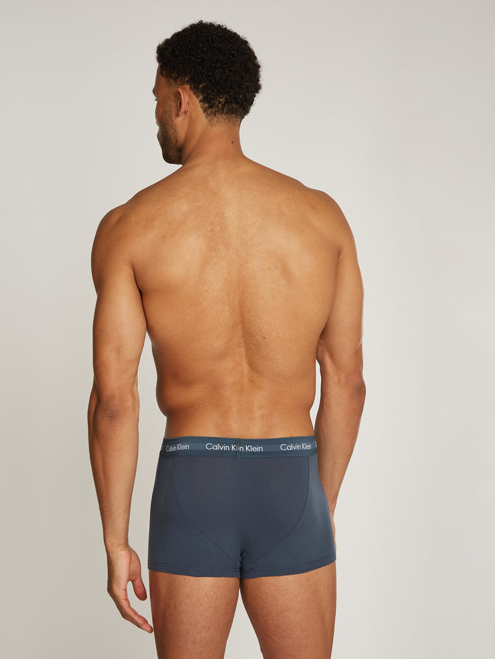 3 Pack Low Rise Trunks in Black