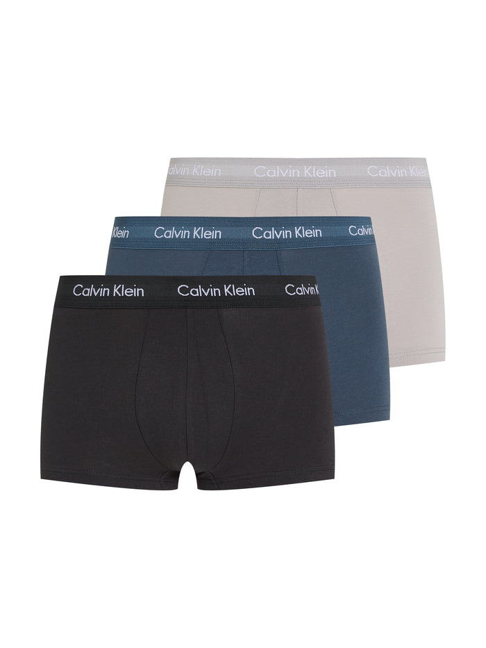 3 Pack Low Rise Trunks in Black