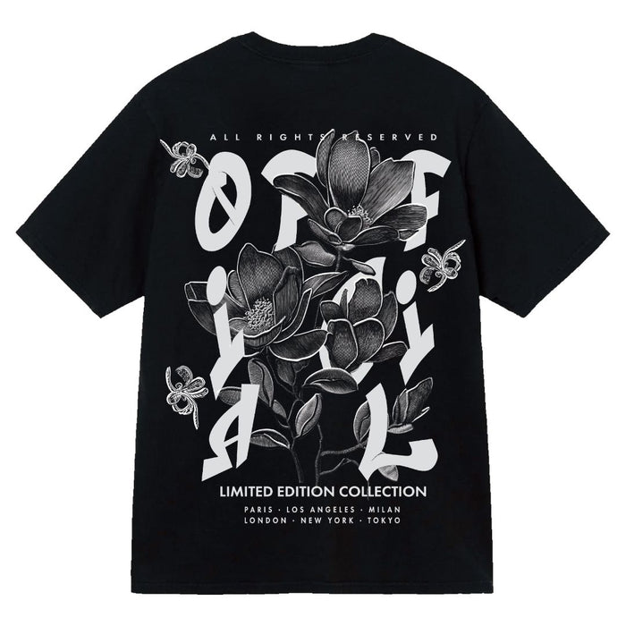 Black 3Forty Inc. Official T-Shirt with logo, crew neck, and short sleeves, casual fit, front view.