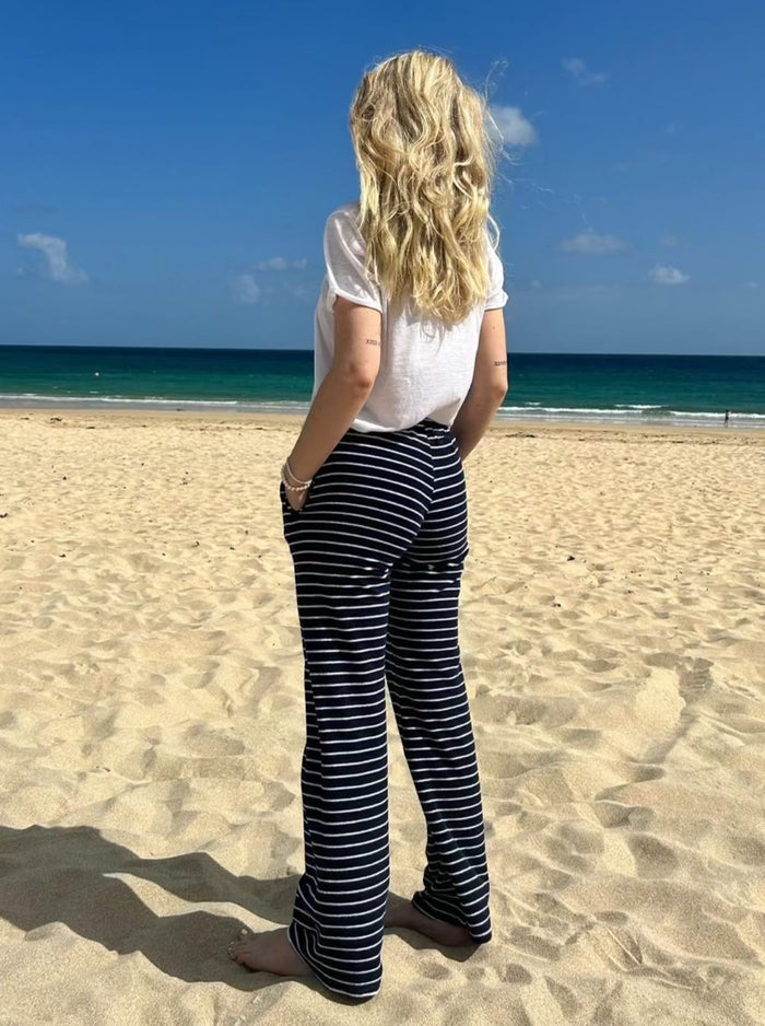 towelling jogging bottoms rear