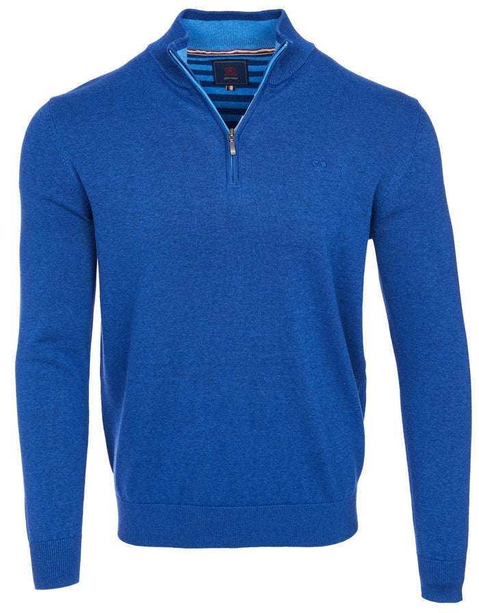 Adare 1/4 Zip Sweater Cobalt