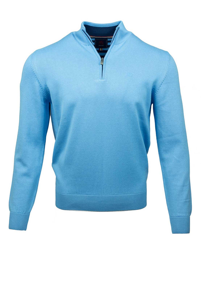 Adare 1/4 Zip Sweater in Blue