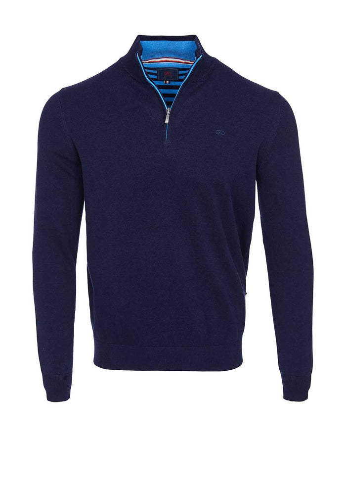 Adare 1/4 Zip Sweater in Navy