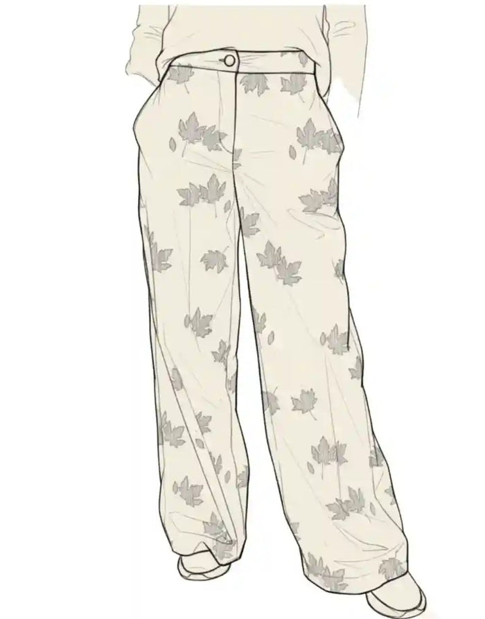 Alessandra Trousers Paper Sewing Pattern, Ciao Patterns