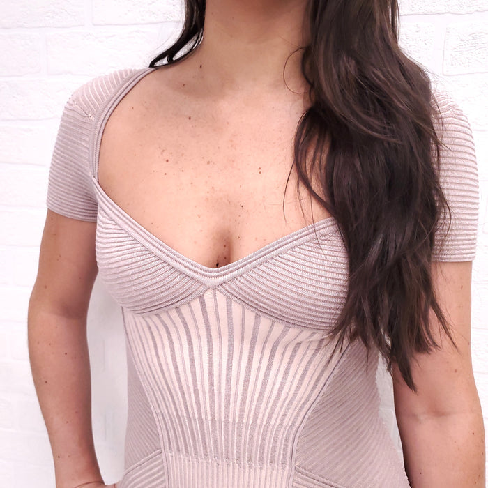 ALEXANDER MCQUEEN PINK DRESS - SIZE XS