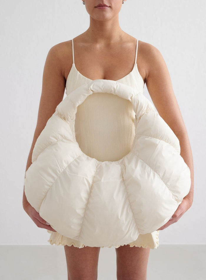 Almond White Croissant Bag