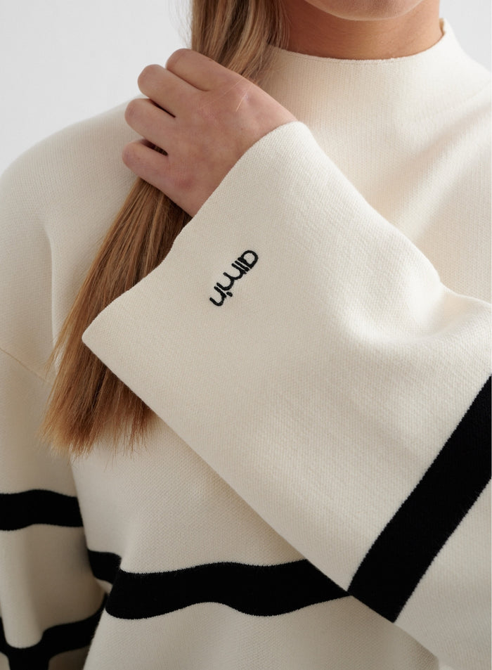 Almond White Perfect Knit Long Sleeve