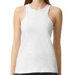 American Apparel Women's CVC Racerneck Tank