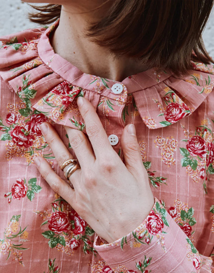 Amsterdam Women's Shirt Paper Sewing Pattern, Ikatee