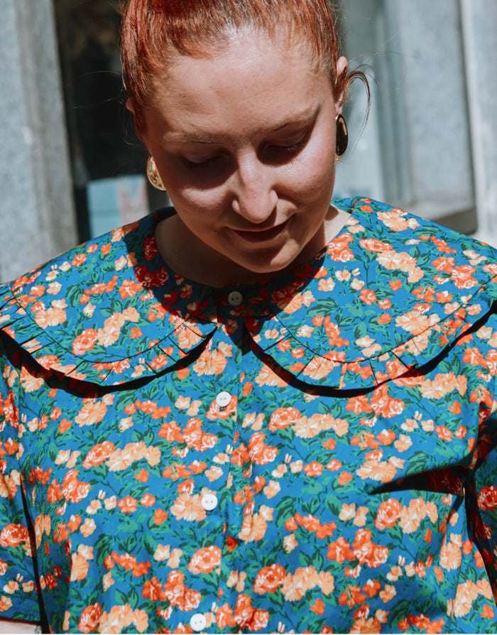 Amsterdam Women's Shirt Paper Sewing Pattern, Ikatee