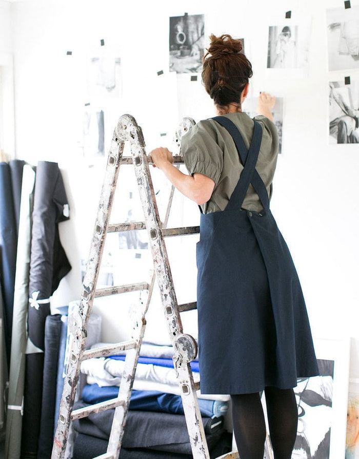 The Assembly Line Dresses Apron Dress Sewing Pattern, The Assembly Line