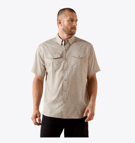 Ariat Printed Western VentTEK Classic Fit Snap Shirt