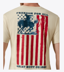 Ariat Split Freedom Painted Classic Fit T-Shirt