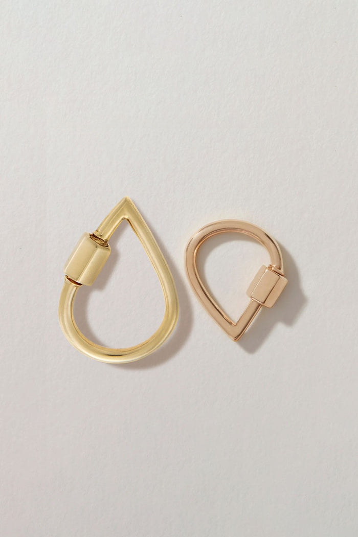 Baby Droplock - 14k Yellow Gold