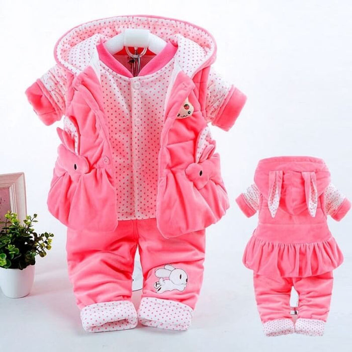 Baby Girl Autumn Winter Clothing Set 2 Piece | Baby Girl Winter Outfit