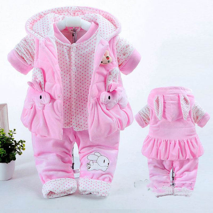 Baby Girl Autumn Winter Clothing Set 2 Piece | Baby Girl Winter Outfit
