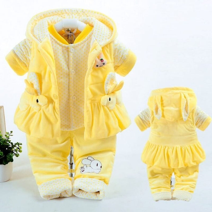 Baby Girl Autumn Winter Clothing Set 2 Piece | Baby Girl Winter Outfit