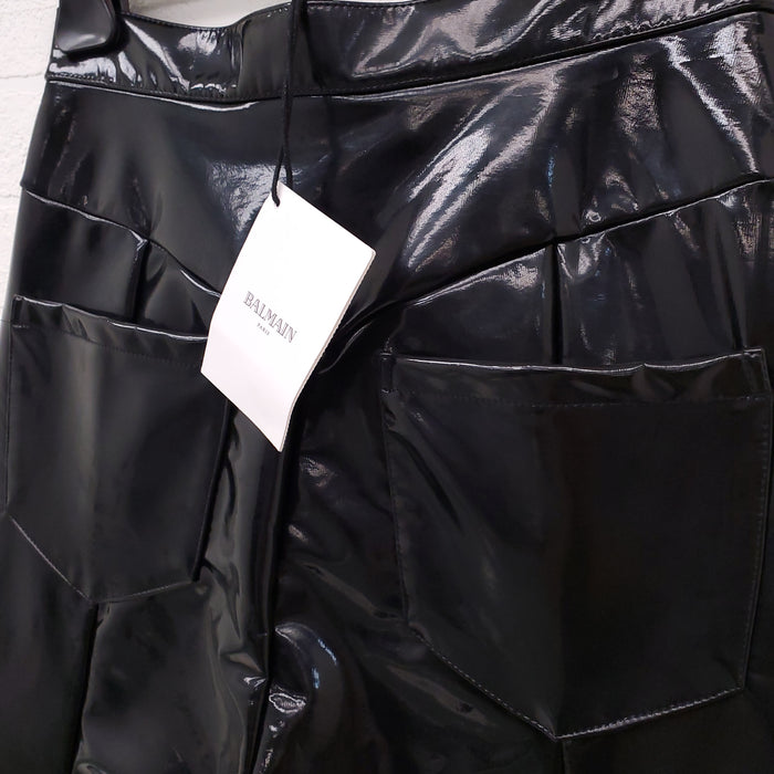BALMAIN BLACK PANTS - SIZE 36 (FIT LIKE XXS)