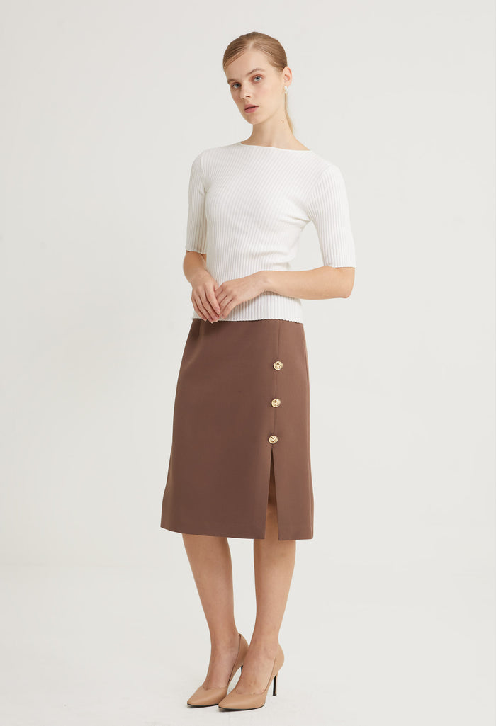 Balmy Tight Fit Slip-On Top
