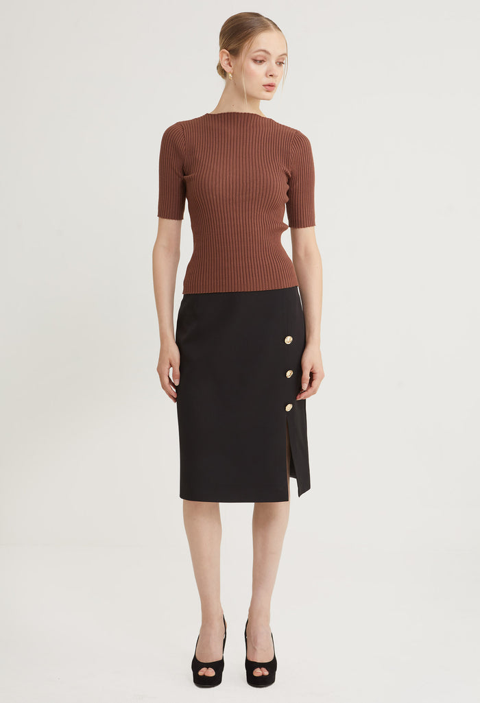 Balmy Tight Fit Slip-On Top