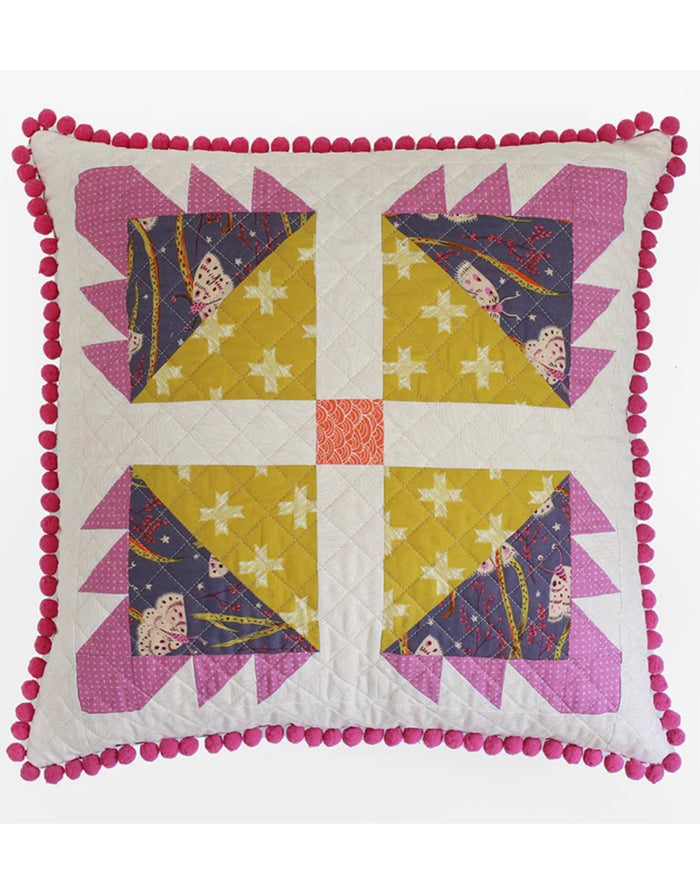 Bear Paw Pillow Cushions Paper Sewing Pattern, Jeni Baker