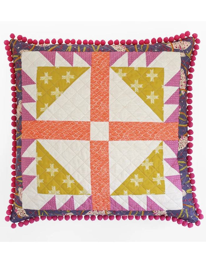 Bear Paw Pillow Cushions Paper Sewing Pattern, Jeni Baker