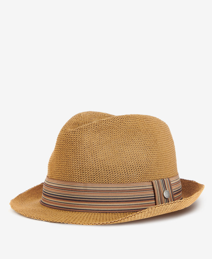 Belford Trilby Hat in Dark Tan