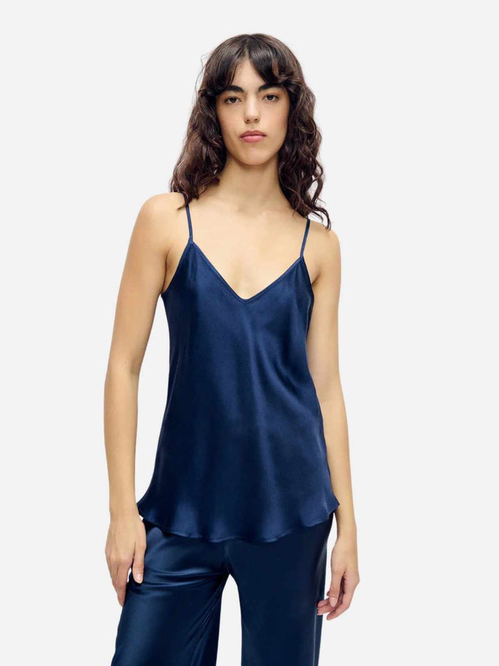 Bias Cut Cami - Midnight