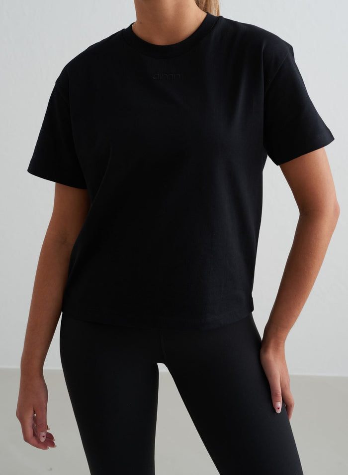 Black Boxy T-shirt