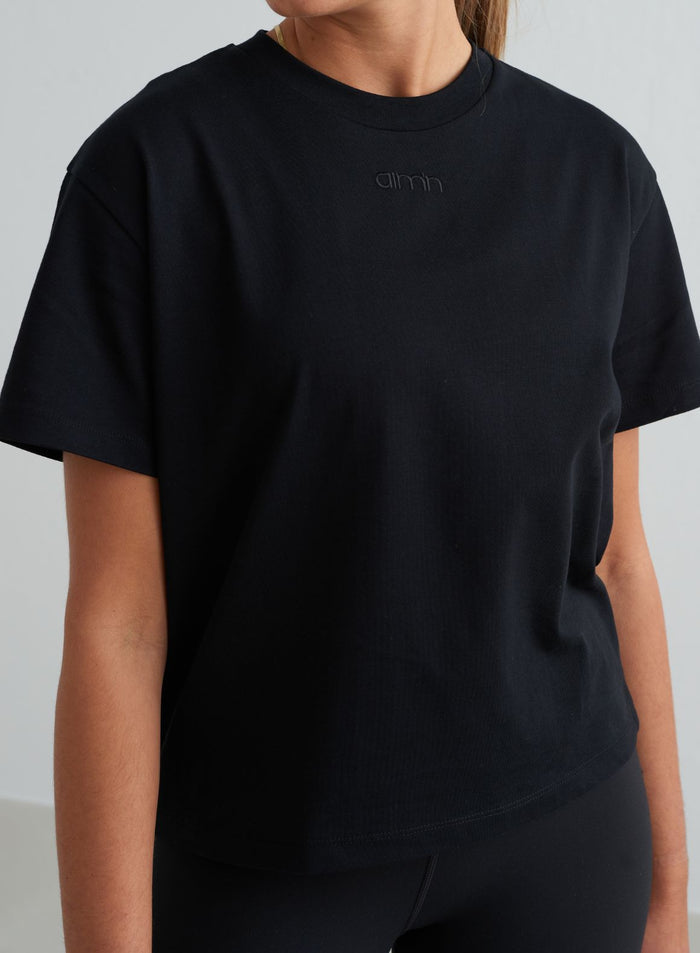 Black Boxy T-shirt
