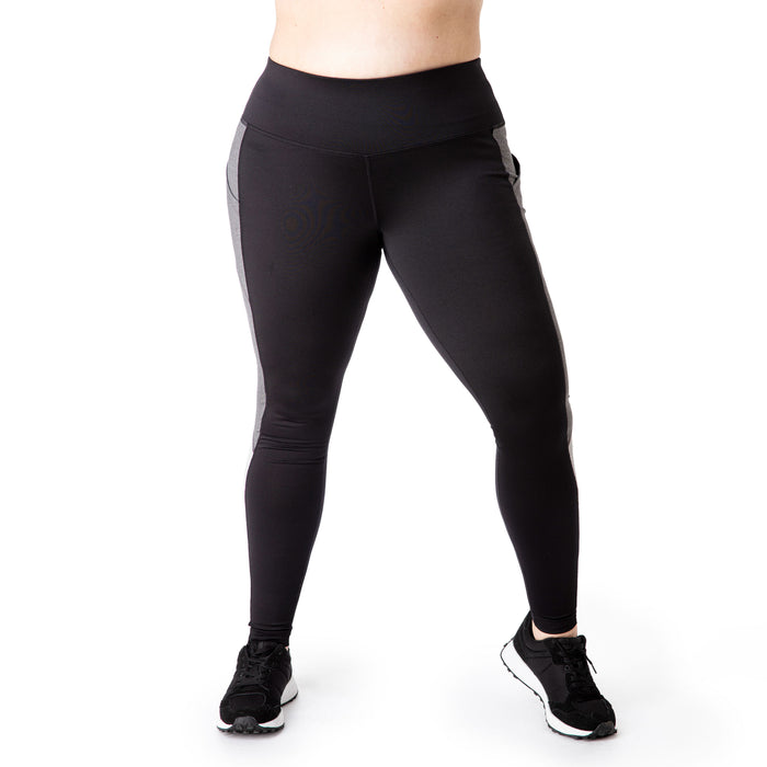 Black Colorblock Legging