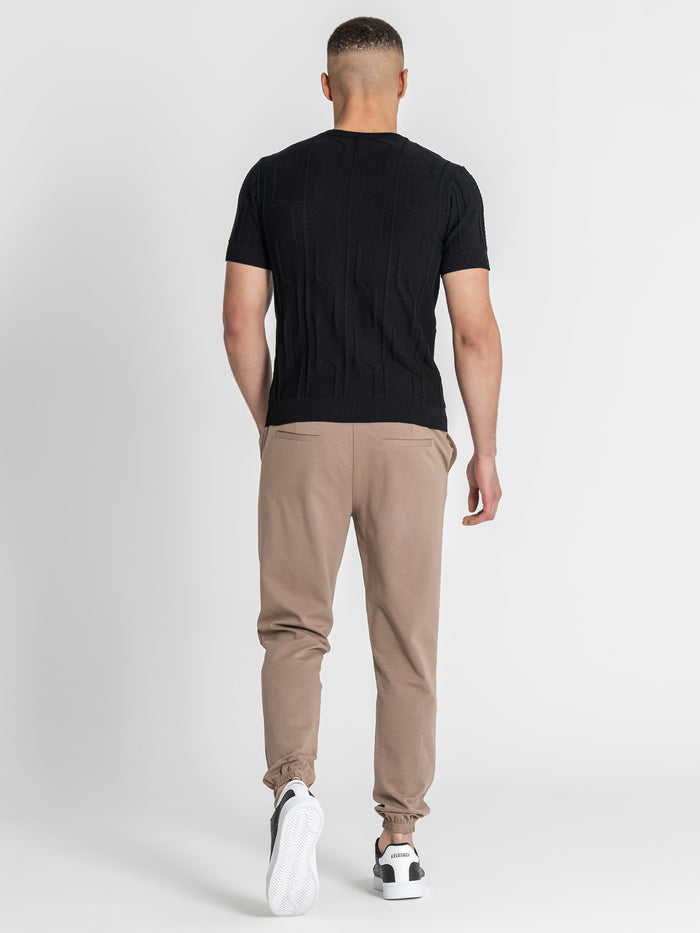 t-shirts / Black Dimension Knit Tee