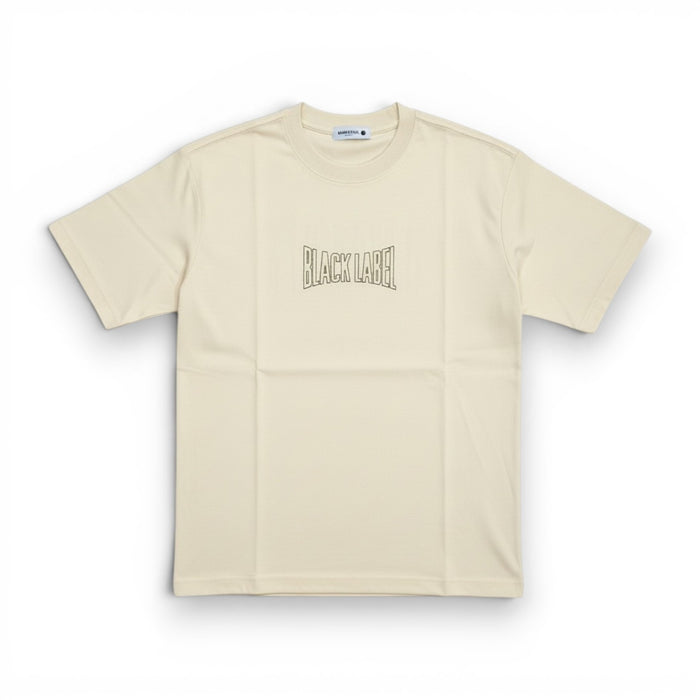 Black Label 'Atelier Stone' pale T-shirt, casual men's tee with soft fabric and minimalist design, ideal for everyday wear