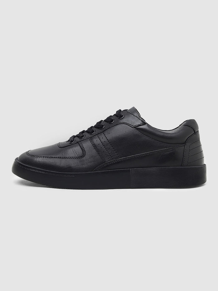 Black Lace Up Sneakers