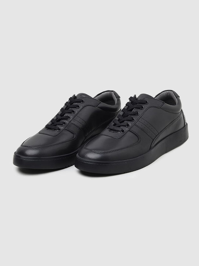 Black Lace Up Sneakers