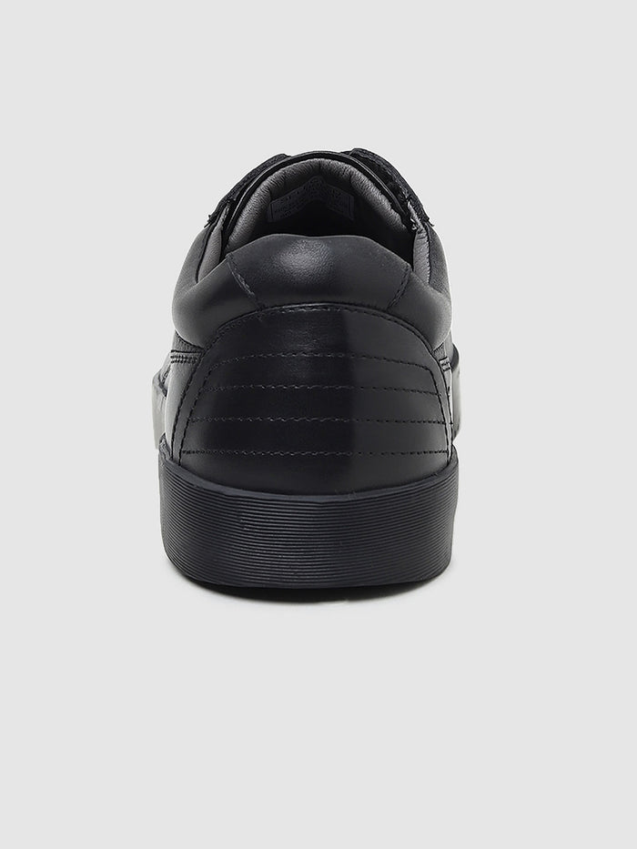 Black Lace Up Sneakers