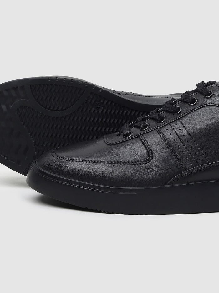Black Lace Up Sneakers