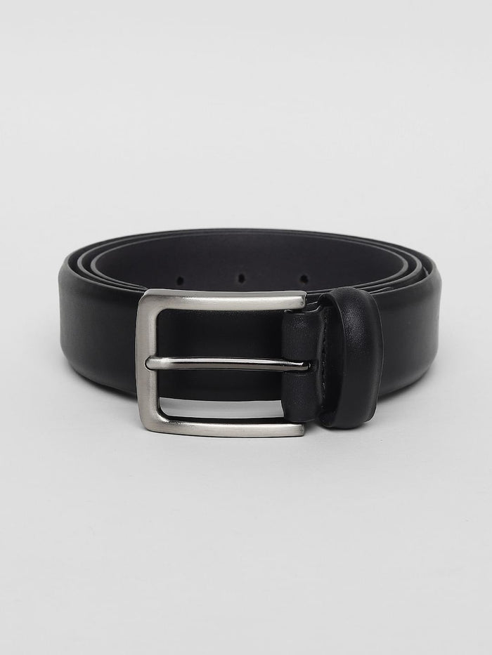 Black Leather Formal Belt