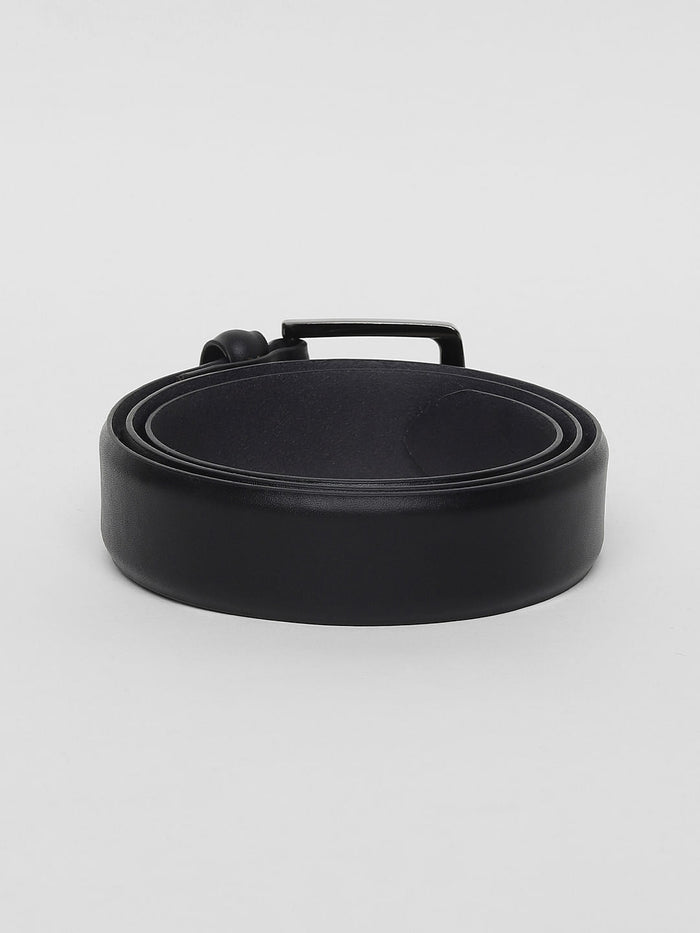Black Leather Formal Belt