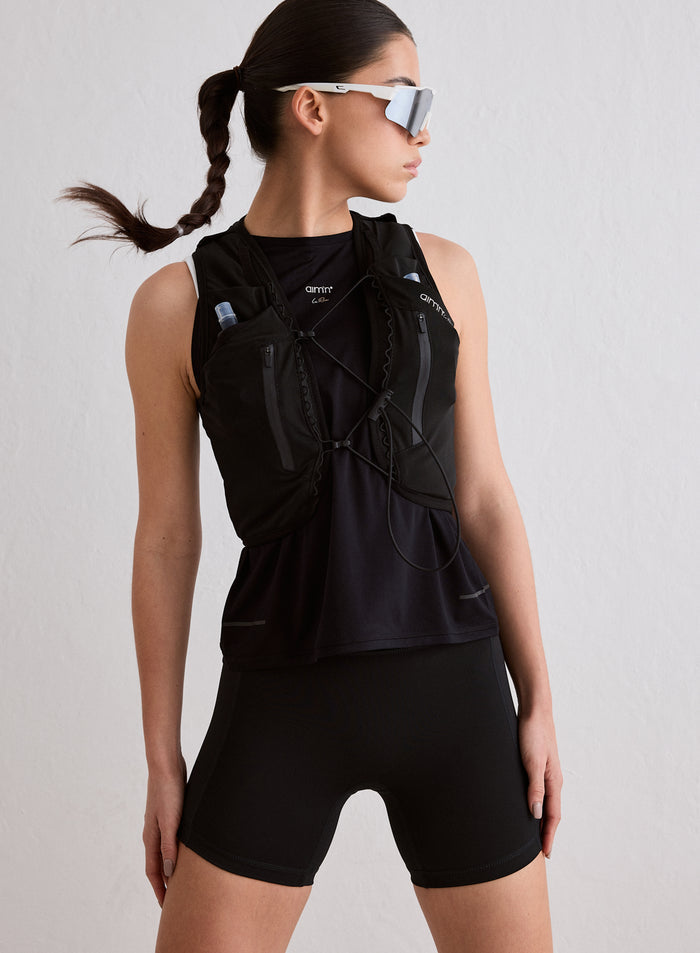 Black Running Vest