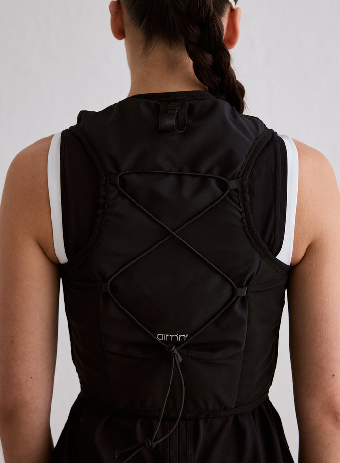 Black Running Vest