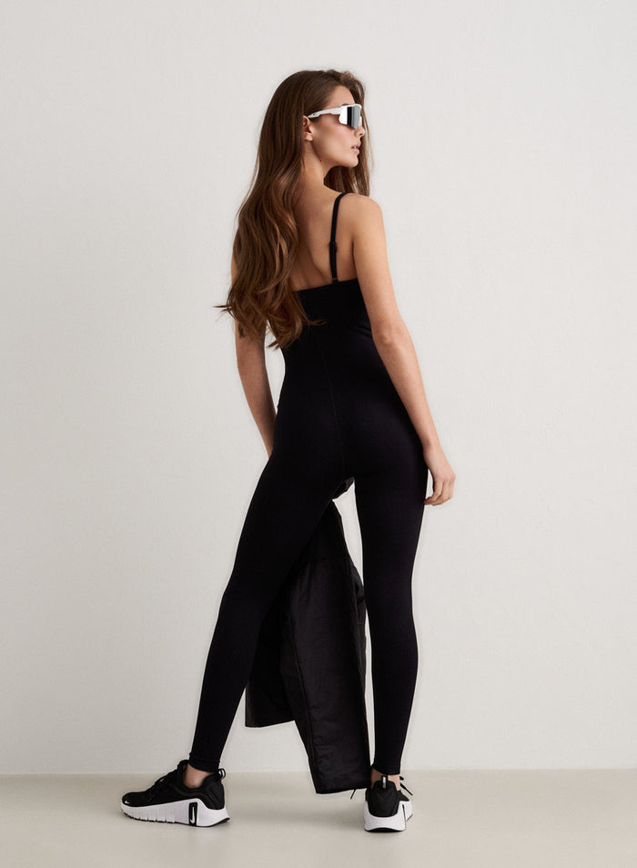Black Shape Seamless Bodysuit