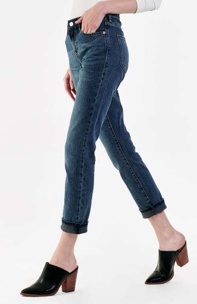 Blaire High Rise Cuffed Slim Straight - Embrace