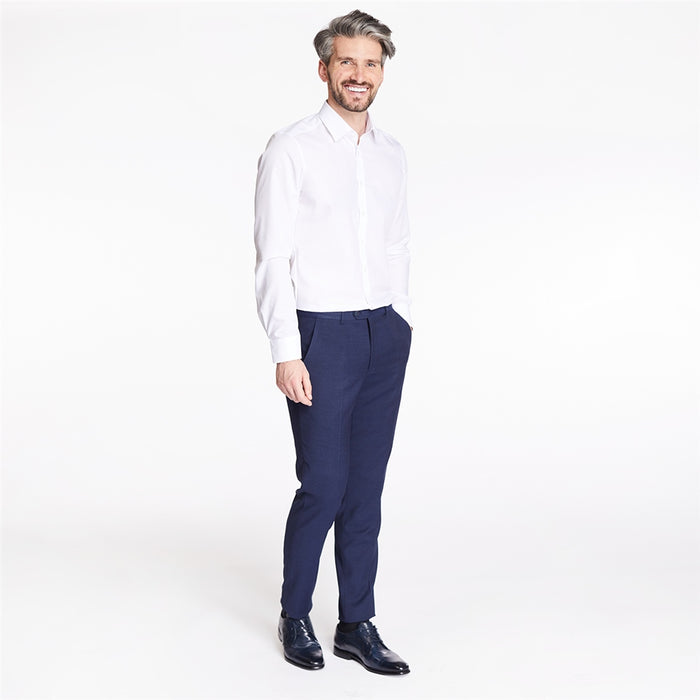 Body Fit Easy Iron Shirt in White