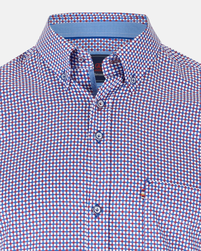 Boston Shirt in Burgendy