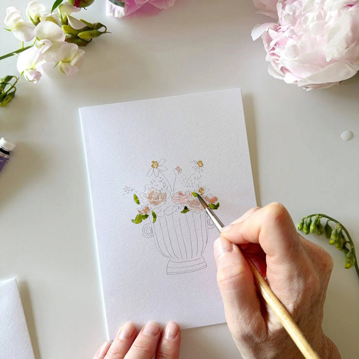 Bouquets Watercolor Notecard Set