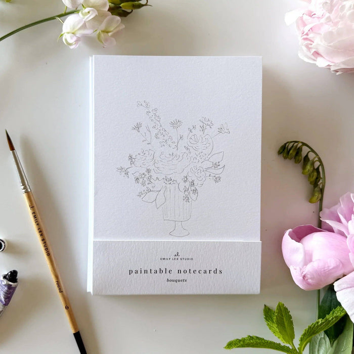 Bouquets Watercolor Notecard Set